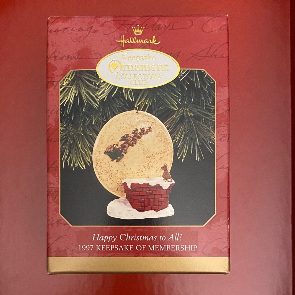 Hallmark Red and Gold Keepsake Ornament